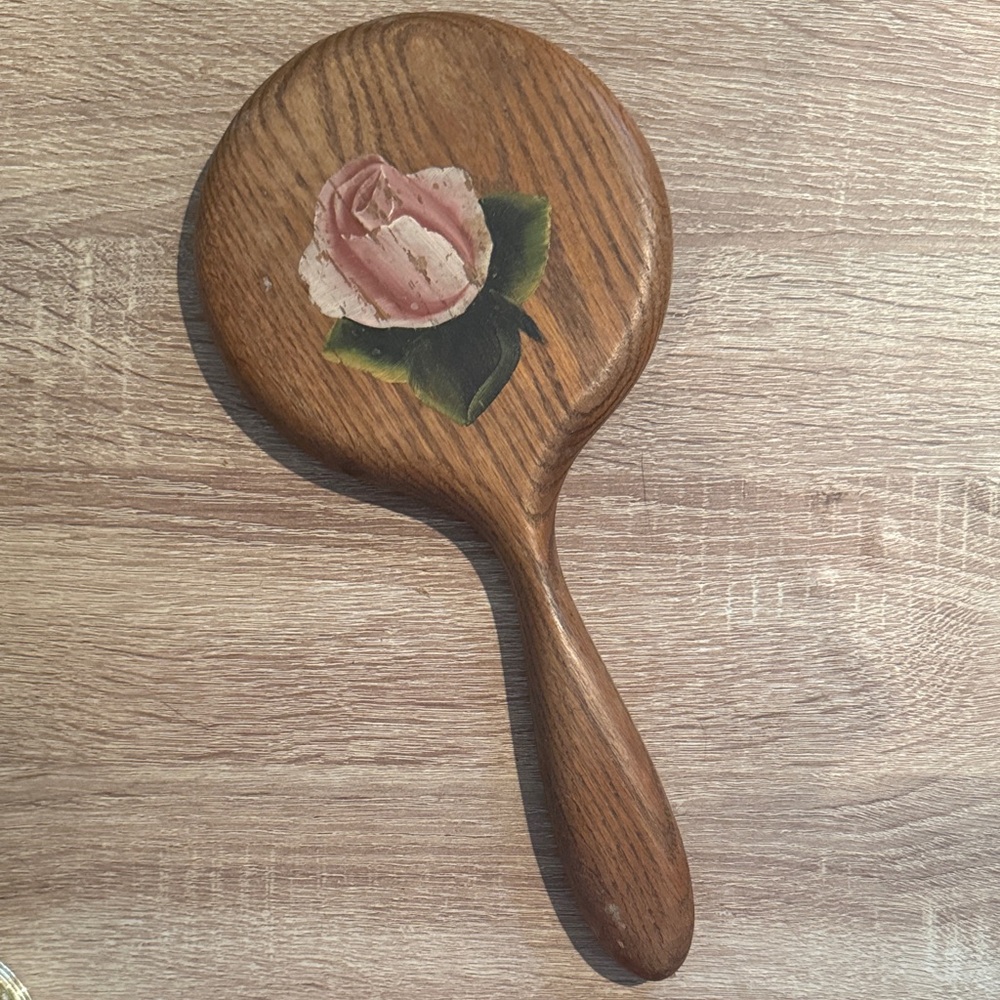Vintage 1940’s Hand-painted Mirror